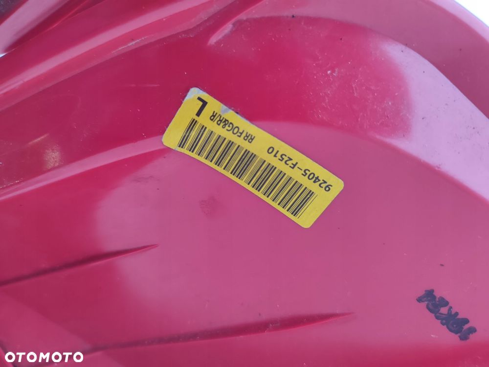 Lampa lewy tył odblask HYUNDAI ELANTRA VI LIFT 92405-F2510 ORYGINAŁ EUROPA - 6