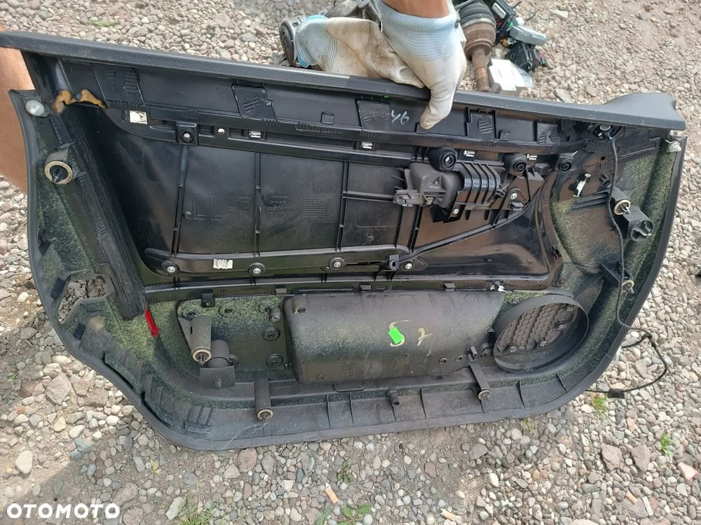 AUDI A4 B6 TAPICERKA BOCZEK DRZWI PRAWY PRZÓD SZARA - 3