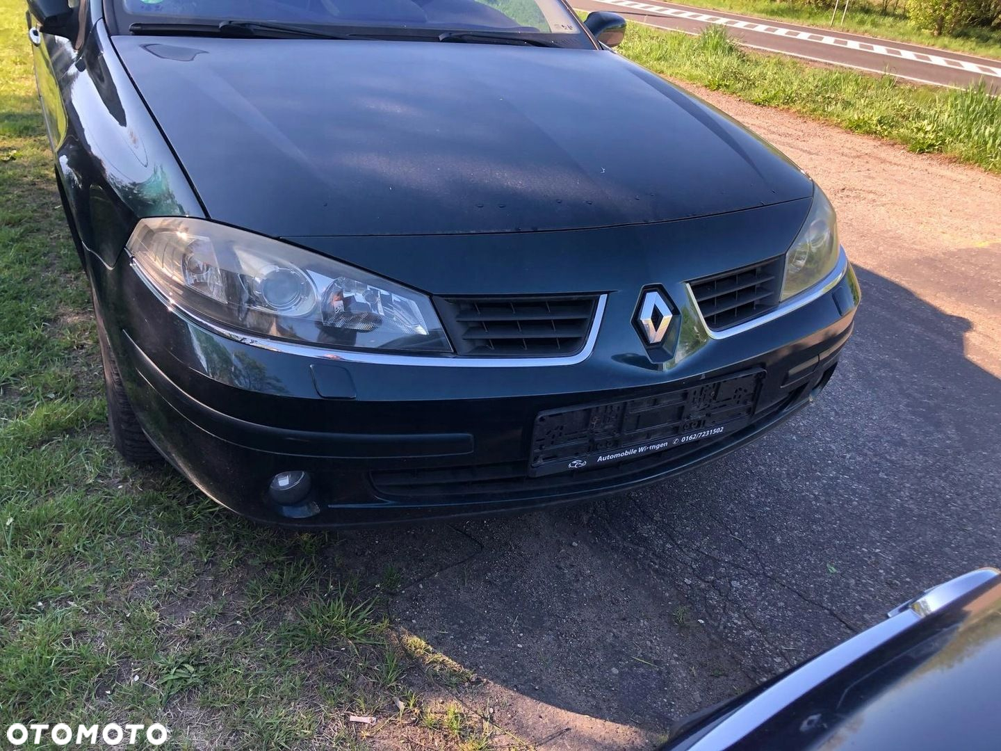 RENAULT LAGUNA 2 II ZDERZAK PRZEDNI NIEBIESKI ZIELONY XENONY NV903 LIFT - 2