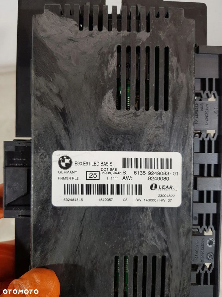 MODUŁ ŚWIATEŁ 9249083 BMW E87 E90 E91 LCI EUR 2.0B - 6