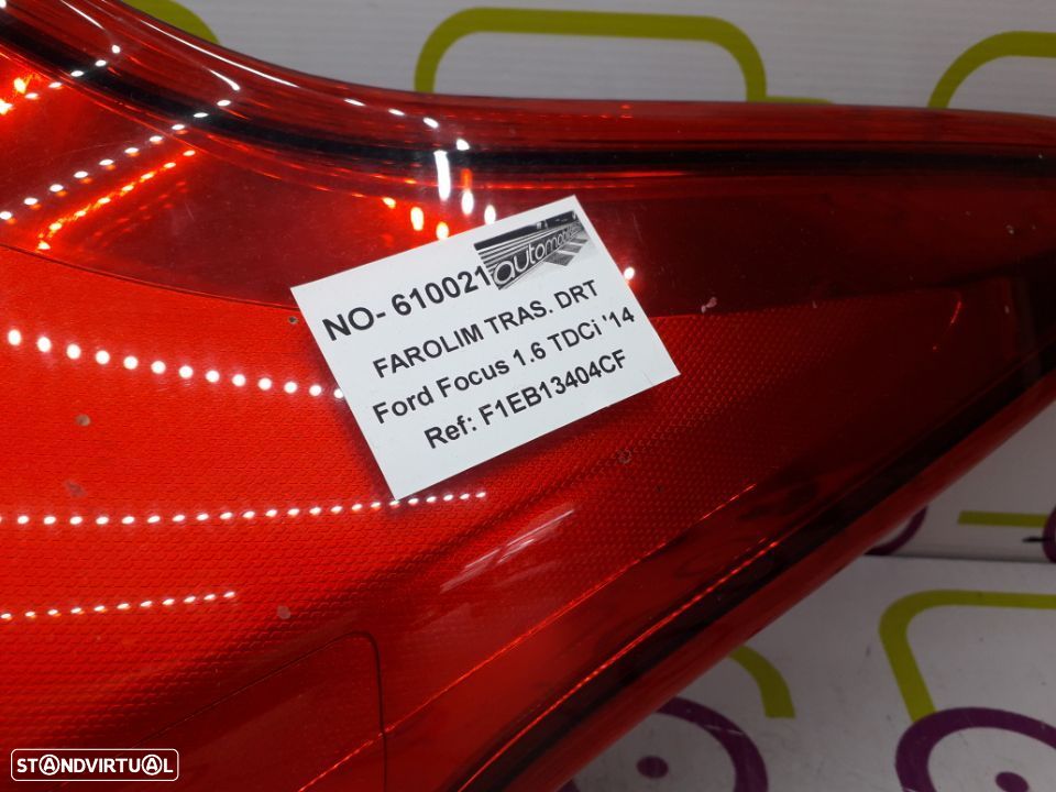 Farolim Direito Ford Focus III 1.6 TDci 115 Cv de 2014 - Ref: F1EB13404CF - NO610021 - 1