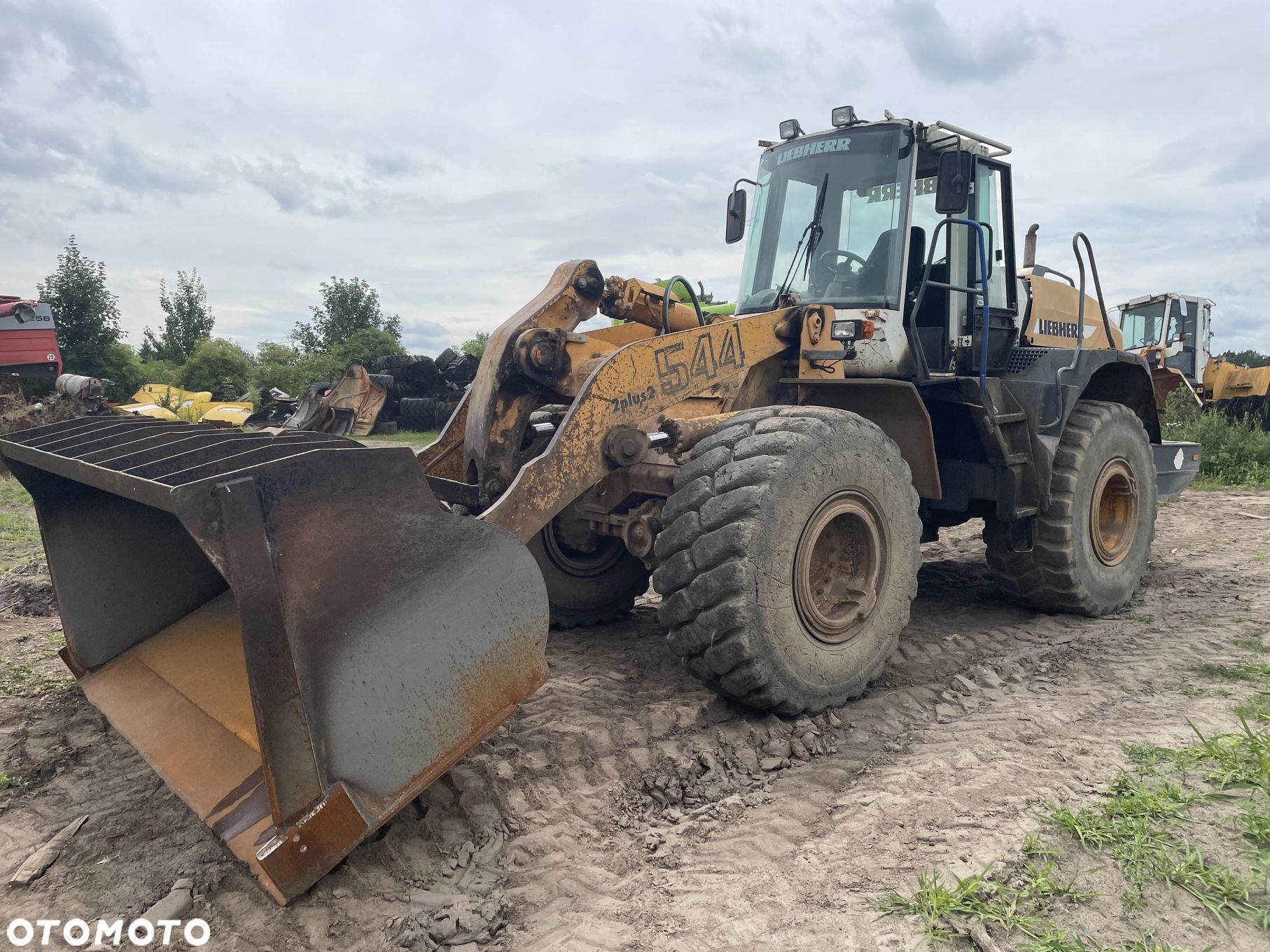 Liebherr L544 - koło felga opona - 1