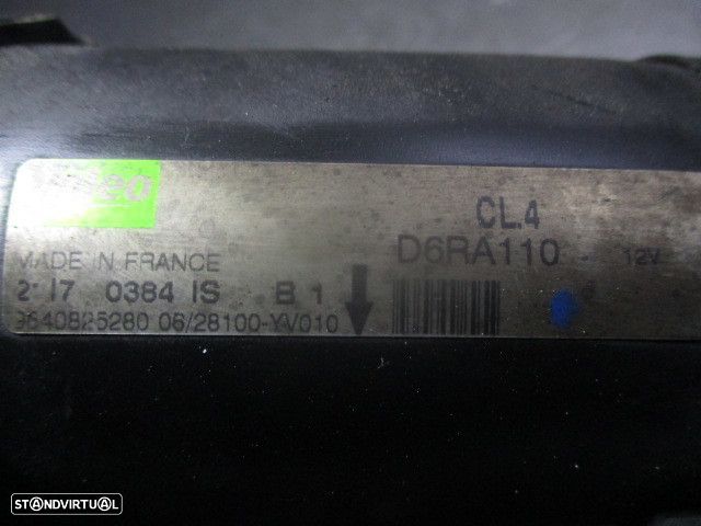 Motor De Arranque D6RA110   9640825280    PEUGEOT EXPERT 2008 1.6HDI PEUGEOT 207 2007 1.6HDI 90CV 0P PEUGEOT 307 BREACK 2003 1.4HDI 68CV 0P PEUGEOT BIPPER 2008 1.4HDI 68CV 4P BRANCO 206 VAN 2006 1.4HDI 70CV 3P BRANCO PEUGEOT 207 2006 1.4HDI 70CV 5P PRETO PEUGEOT 307 2003 1.4HDI 70CV 3P AZUL - 4