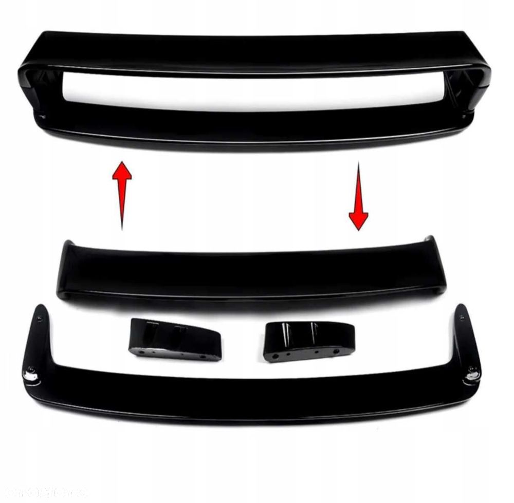 Spoiler Bmw E92 E90 Dokładka Skrzydło Duże Gt CLASS Czarny Połysk - 8