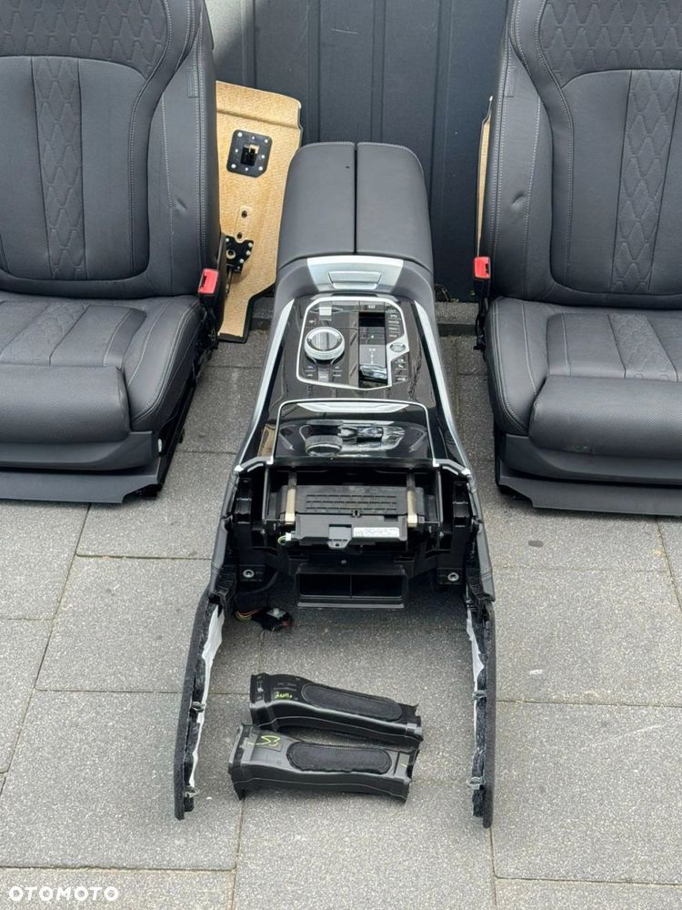 FOTELE TAPICERKA BMW X5 G05 INDIVIDUAL SKÓRA PEŁNA CZARNA MASAŻ GRZANE KOMFORT - 5
