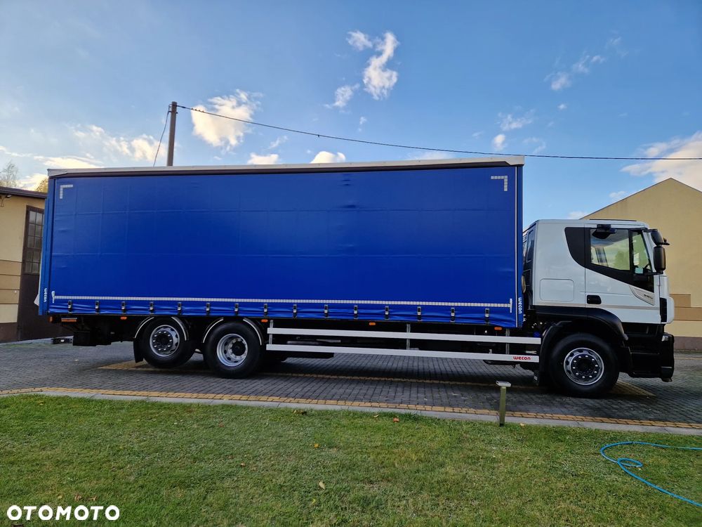 Iveco STRALIS 6x2 / 360KM / FIRANKA / 9M / WINDA / JAK NOWY - 6