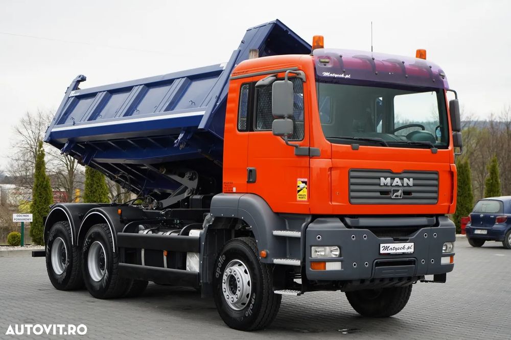 MAN TGA 33.350 / 6x4 / BASCUNĂ / BASCUNĂ HIDRODOXICĂ / MEILLER KIPPER / BORDMATIC / MANUALĂ / IMPORTATĂ - 12