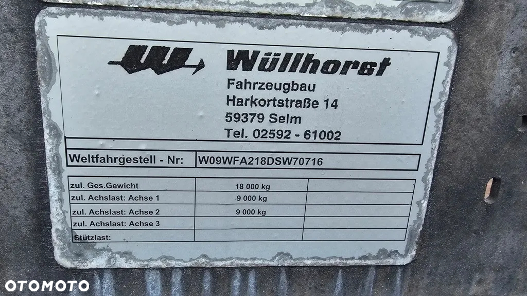 Woodford AHD 18 Przyczepa do zabudowy BDF - 6