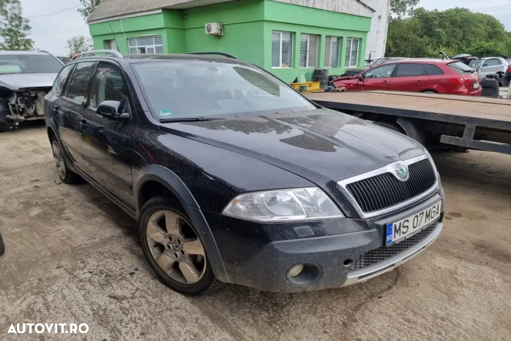 Dezmembrez Skoda octavia 2 scout 4x4 motor 2.0tdi  BMM dezmembrari injectoare alternator EGR ECU - 2