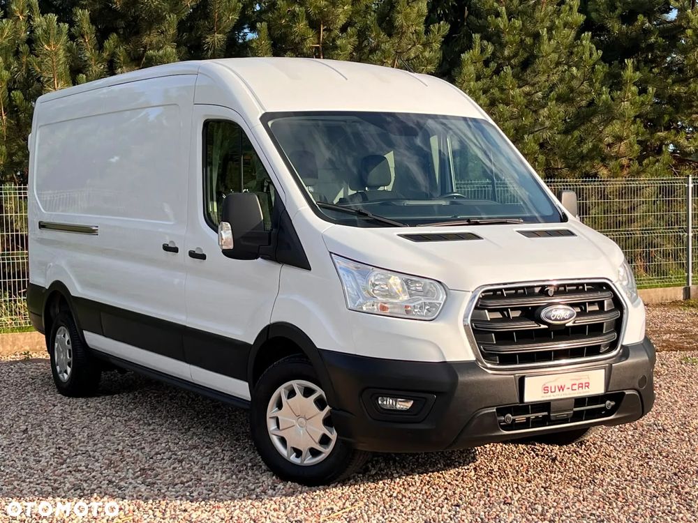 Ford Transit L3H2 2.0 TDCI 185KM, Nowy Model, Klima, Koła 16 cali, Salon Polska, Pierwszy Właściciel, BEZWYPADKOWY- ORYGINALNY LAKIER, FV 23%, Bardzo Zadbany !!! - 4