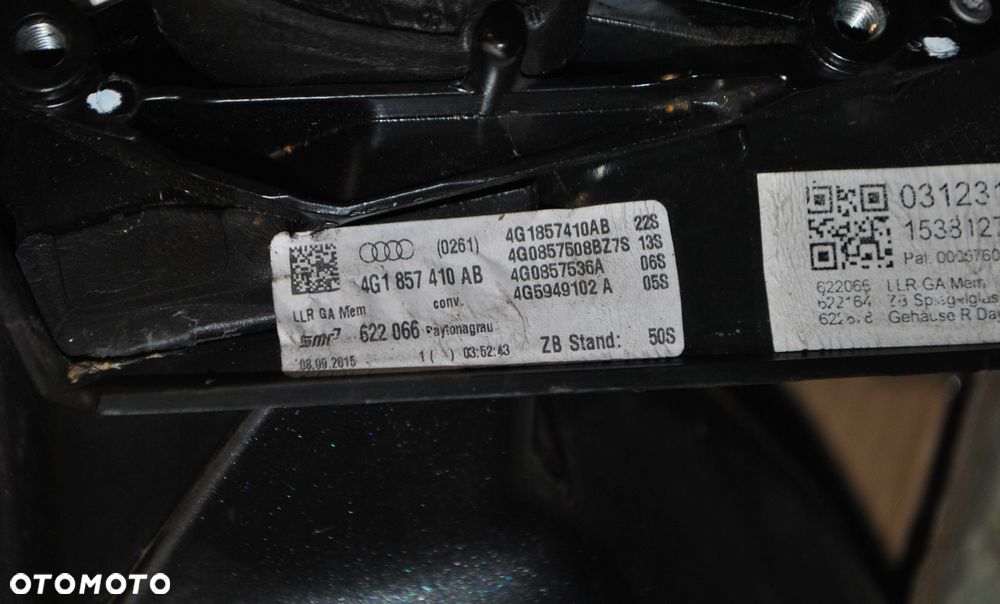 Lusterko prawe Audi A6 C7 12 pin 4G1857410AB - 5