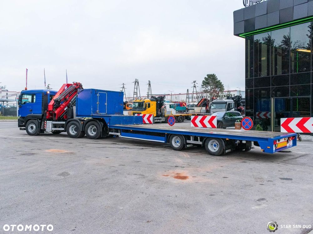 MAN TGS 26.400 6x4 HMF 3722 Fly Jib HDS Żuraw Crane Zestaw - 9