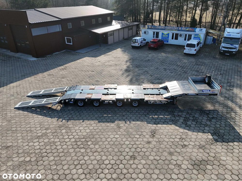 Inny 4 OSIOWA NACZEPA NISKOPODWOZIOWA Z ZAGŁĘBIENIAMI NA KOŁA! NAJAZDY HYDRAULICZNE - 13