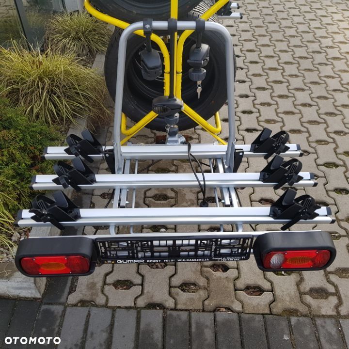 1x Bagażnik aluminiowy na hak platforma rowerowa dla maksymalnie 3 rowerów GIRO 3 13 pin Poznań - 2