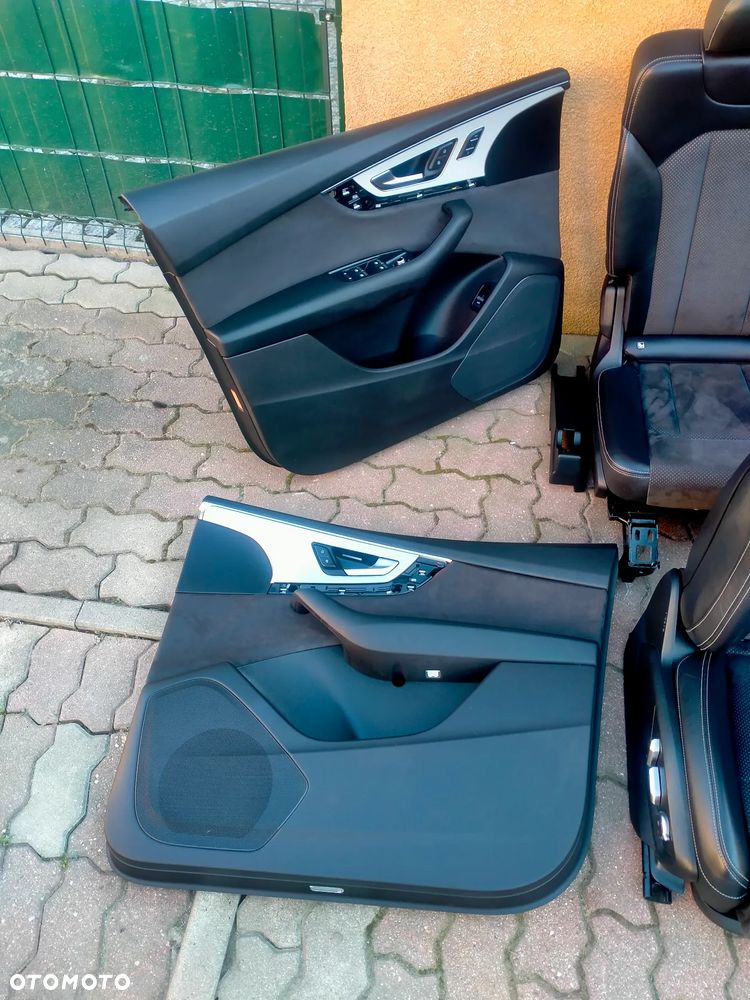 AUDI Q7 4M S-LINE / FOTEL FOTELE KANAPA BOCZKI TAPICERKA / 5 OSOBOWA / ISOFIX / ORYGINAŁ - 13
