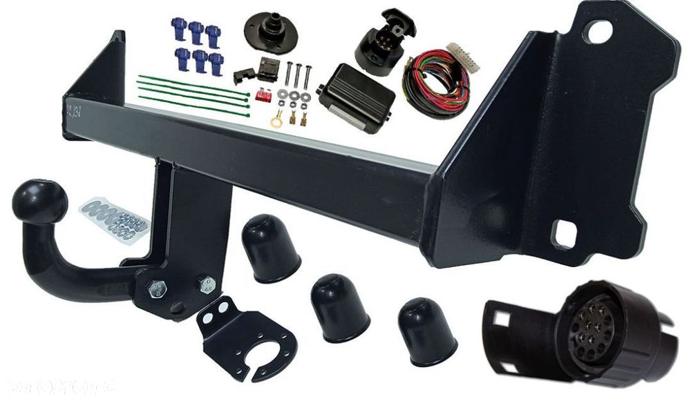 HAK HOLOWNICZY + MODUŁ + WIĄZKA 7P + ADAPTER 7PIN/13P BMW X3 2010-2017  F25 X4 F26 2014-2018 - 11