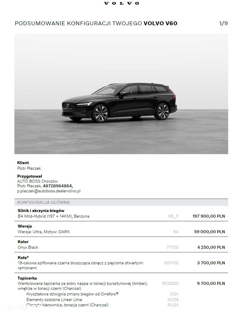 Volvo V60 B4 B Ultra Dark - 11