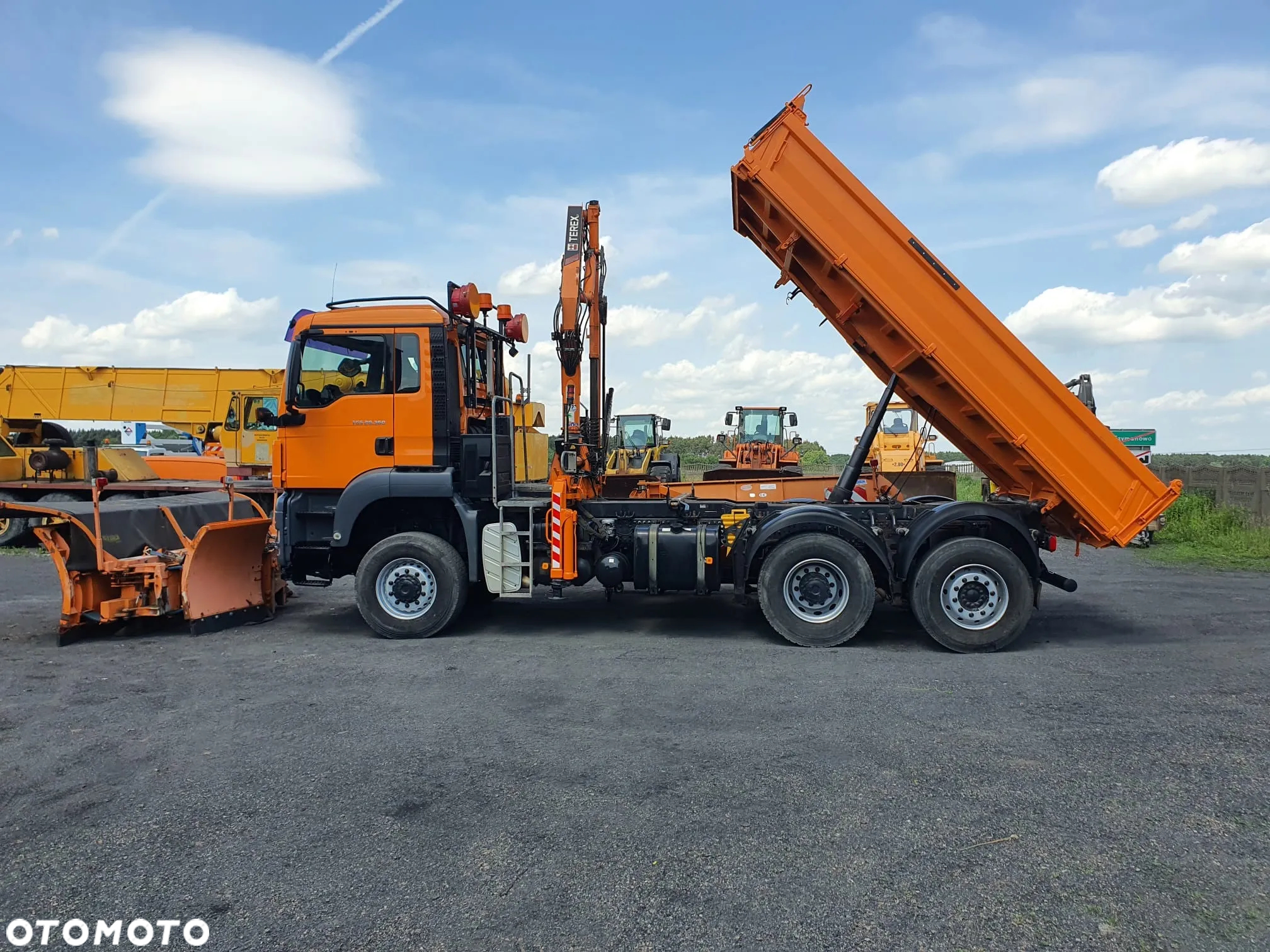 MAN TGS360 6x4  na Przednie koła ,blokada mostów HDS TEREX  65.2-A2L - 4