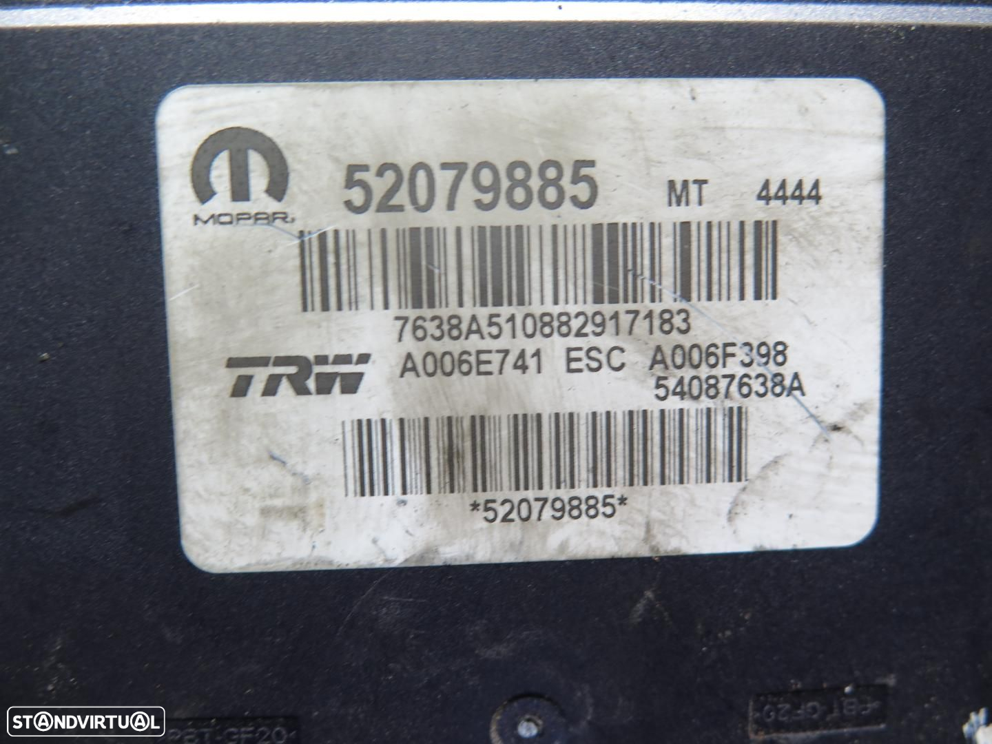 Módulo de ABS JEEP RENEGADE Closed Off-Road Vehicle (BU, B1) Ref: 52079885 - 5