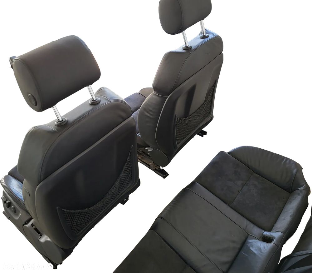 AUDI A6 C6 LIFT FOTELE PRZÓD KANAPA ALKANTARA BOCZKI PAMIEĆ ELEKTRYCZNE - 15