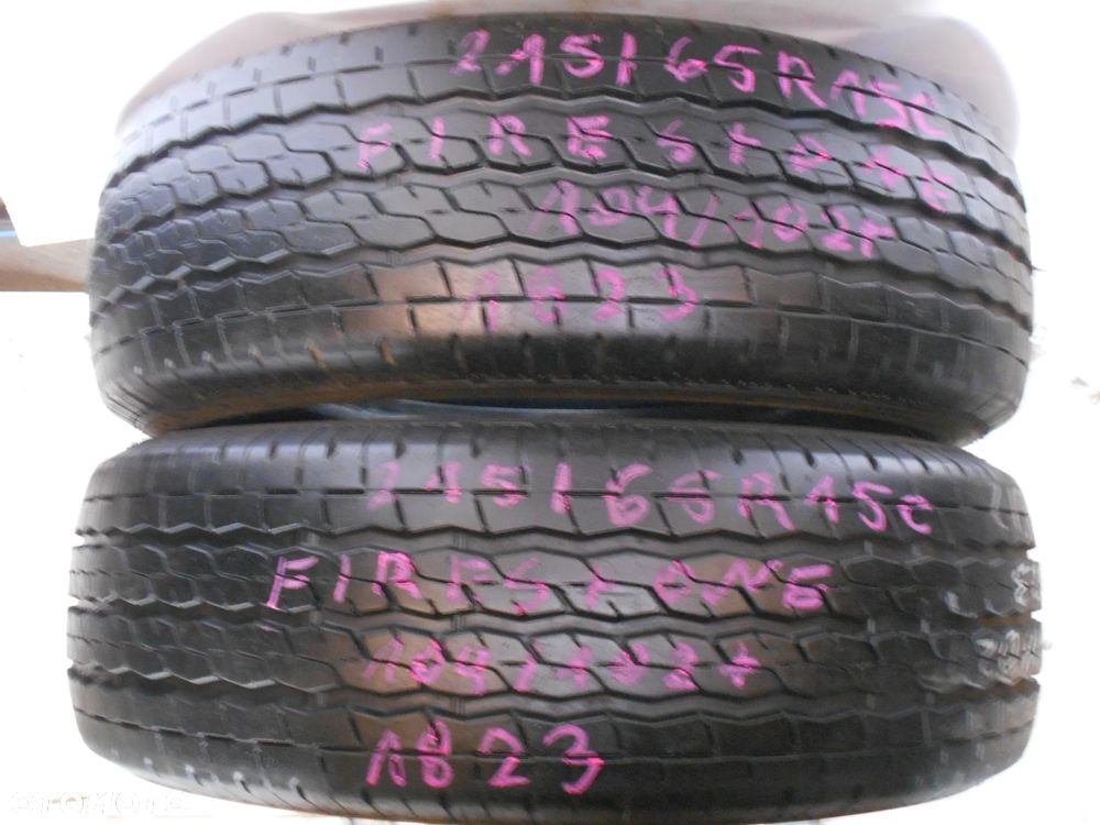 OPONY 215/65R15C FIRESTONE VANHAWK 2 DOT 1823 9MM