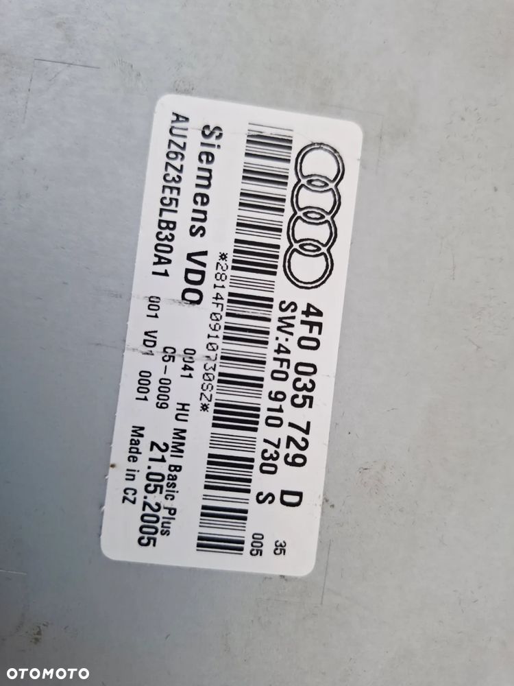 Czytnik Navi Nawigacji Płyt CD 4F0035729D 4F0910730S Audi - 4