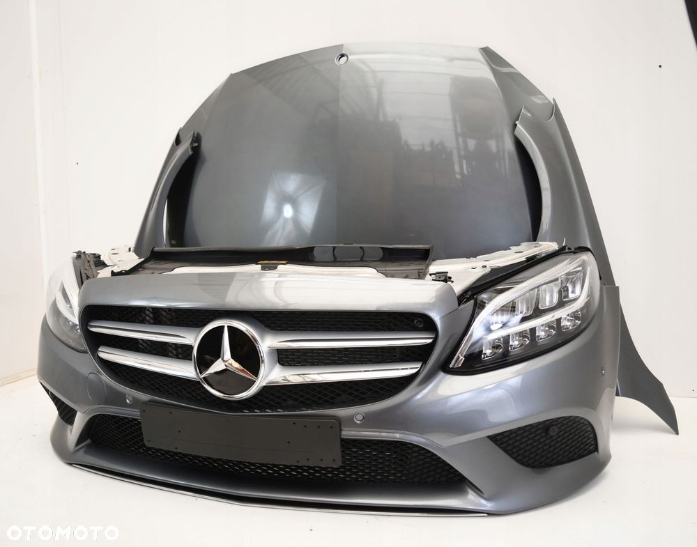 MERCEDES C KLASA W205 LIFT MASKA BŁOTNIK LAMPY PAS - 2