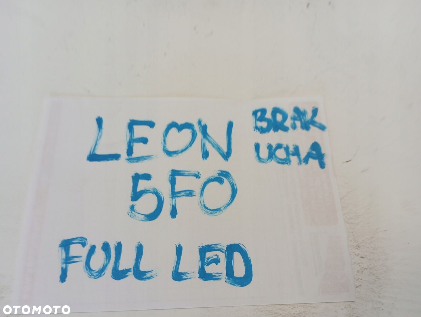 Lampa LEWA FULL LED SEAT LEON 5F0 5F1941007B PRZEDNIA - 3