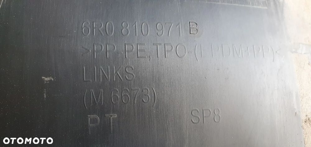 Nadkole lewy tył tylne lewe VW Polo V 6R 6R0810971B - 6