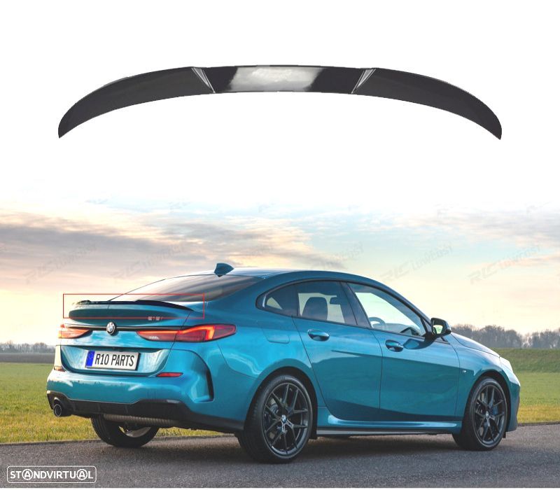 SPOILER BMW F44 GRAN COUPÉ 19- PRETO BRILHANTE LOOK M PERFORMANCE - 1