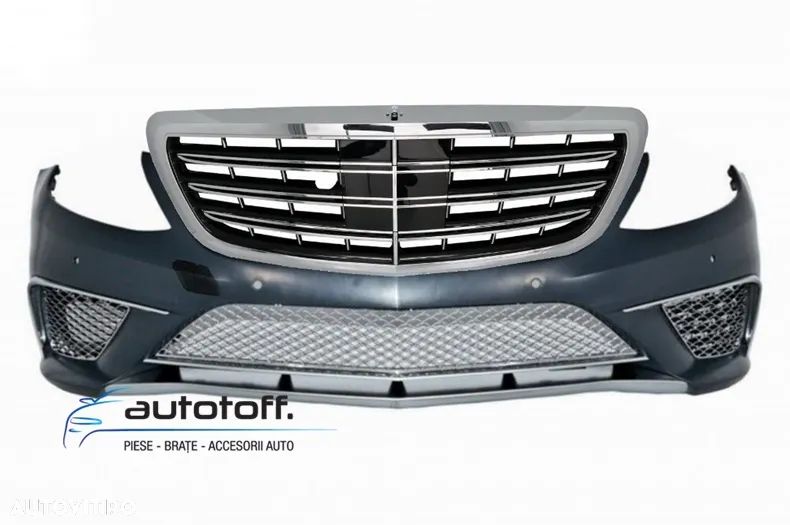 Bara fata si grila centrala compatibila Mercedes S-Class W222 (13-17) S65 Design - 1