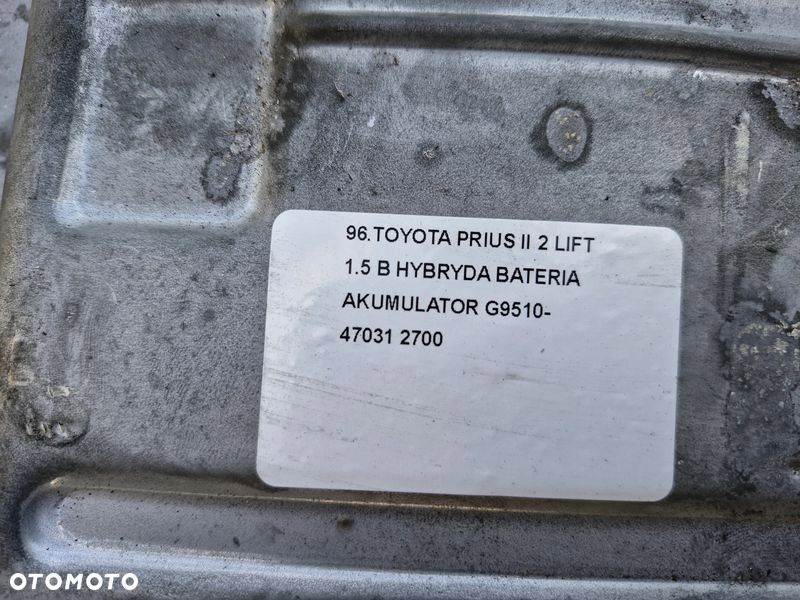 TOYOTA PRIUS II 2 LIFT 1.5 B HYBRYDA BATERIA AKUMULATOR G9510-47031 - 6