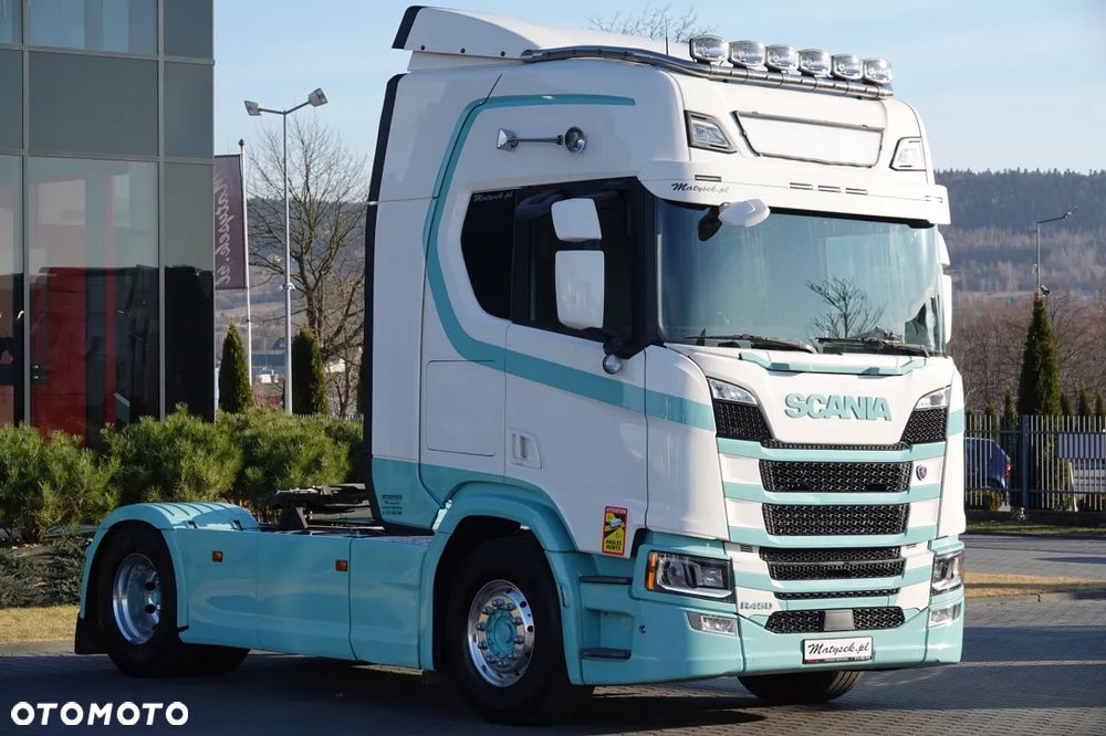 Scania R 450 / RETARDER / KLIMA POSTOJOWA / CAŁA NA PODUSZKACH / ALUSY / OPONY 100 % / SPROWADZONA / PO KONTRAKCIE SERWISOWYM - 2