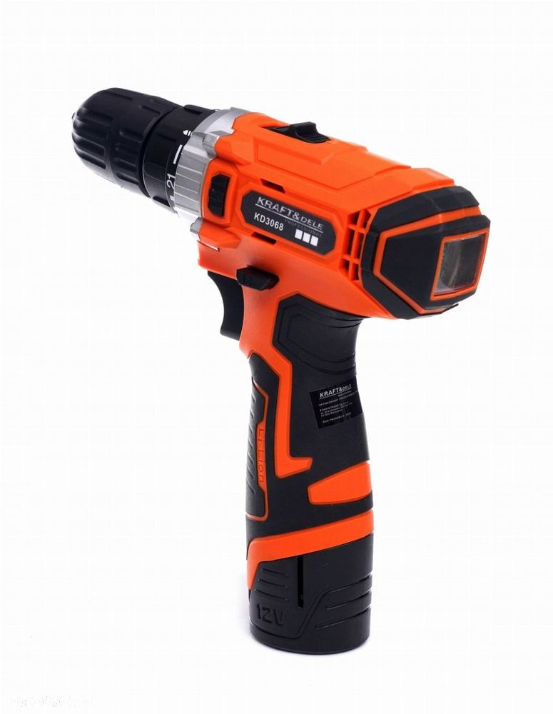 Wkrętarka wiertarka akumulatorowa 12V Li-ion LCD KD3068 - 2