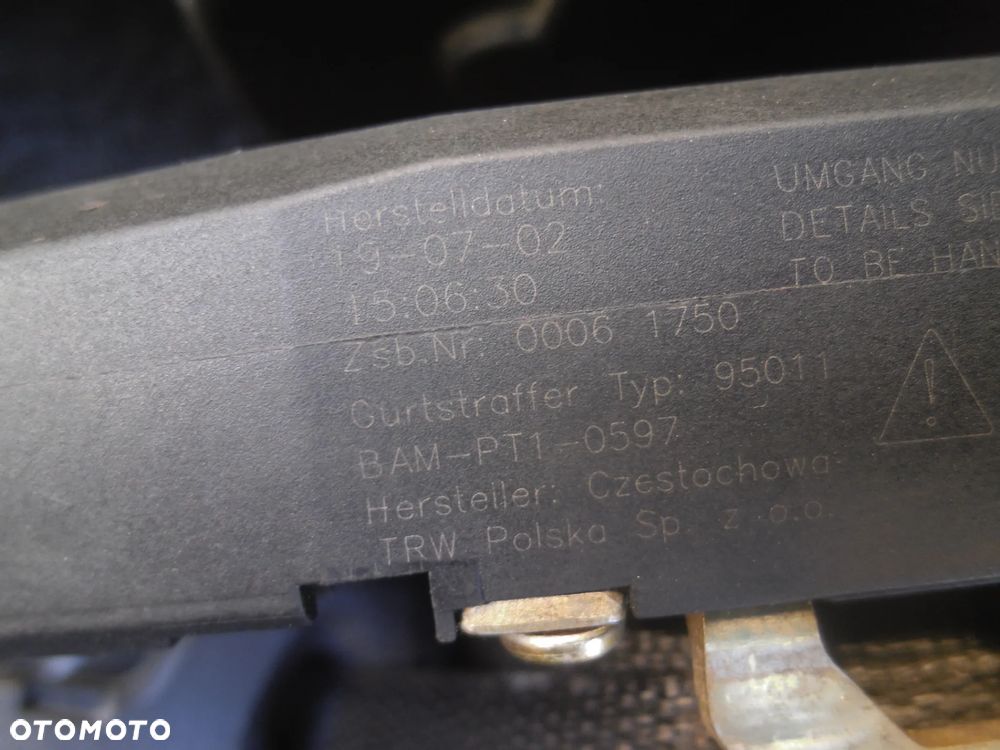 SMART FORTWO PASY BEZPIECZEŃSTWA 33003480 KOMPLET 2 SZT LEWY PRAWY - 4