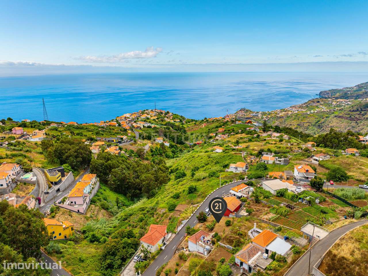 Terreno Urbano com Projeto Aprovado na Tranquila Ribeira Brava - Grande imagem: 3/12