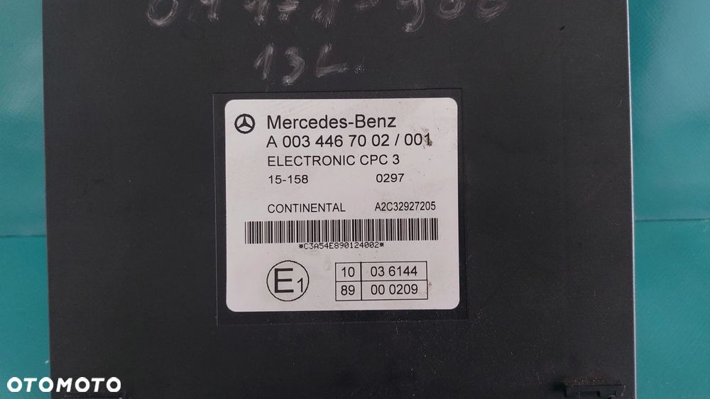 MERCEDES ACTROS MP4 STEROWNIK KASETA CPC3 A003 446 70 02 - 2