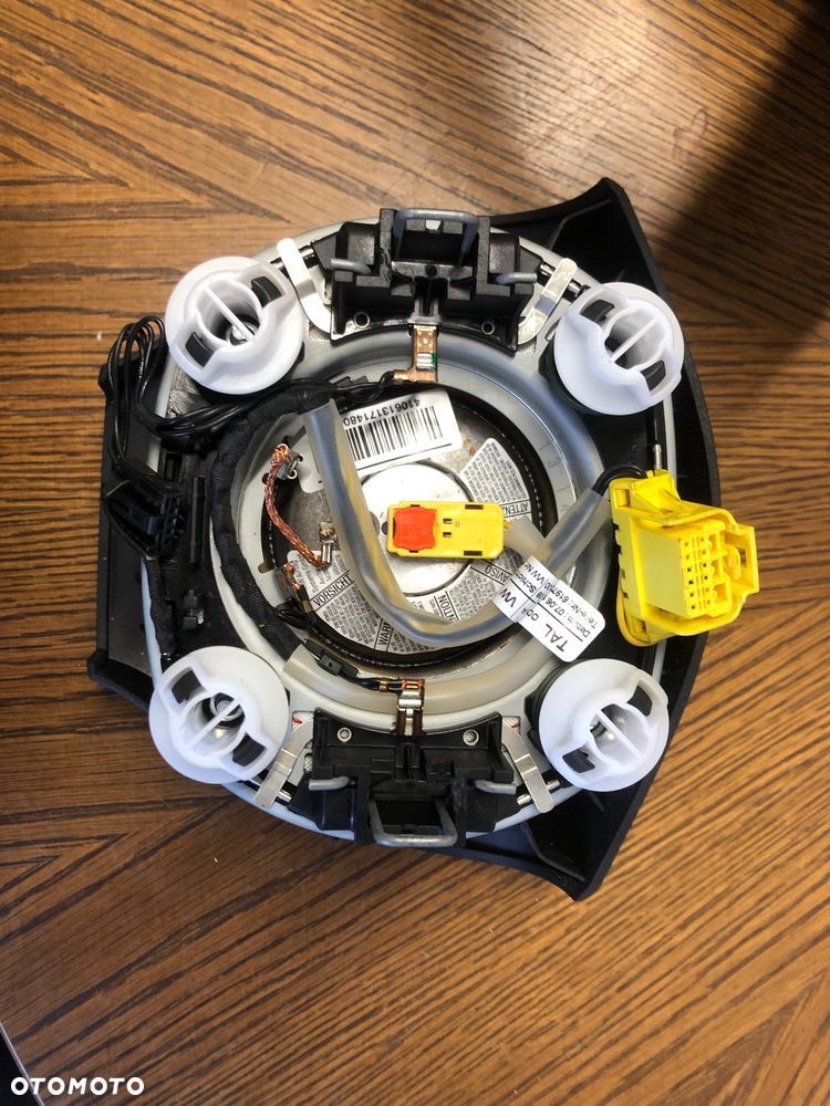 Kierownica multifunkcja skóra z poduszką VW TOURAN TIGUAN 1T0419091AC 1T0880201AA - 9