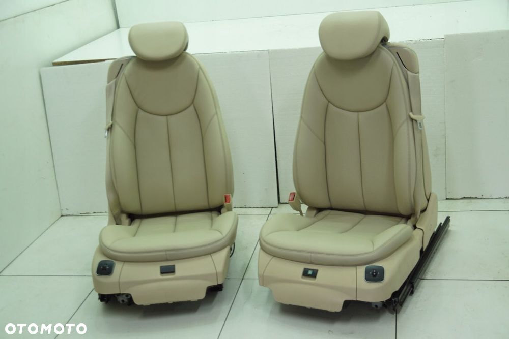 FOTELE FOTEL PASAZER KIEROWCA KOLOR BEIGE 205A WENTYLOWANE MERCEDES SL R230 - 3
