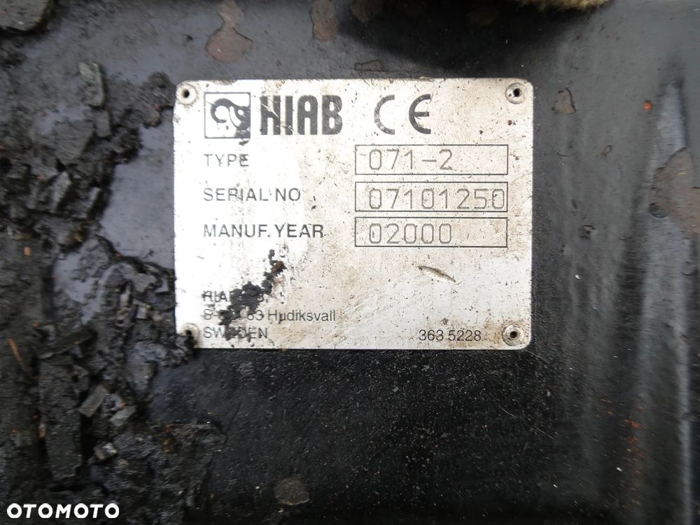 HIAB 071SX HDS ŻURAW DŹWIG CHWYTAK DO DRZEWA - 19
