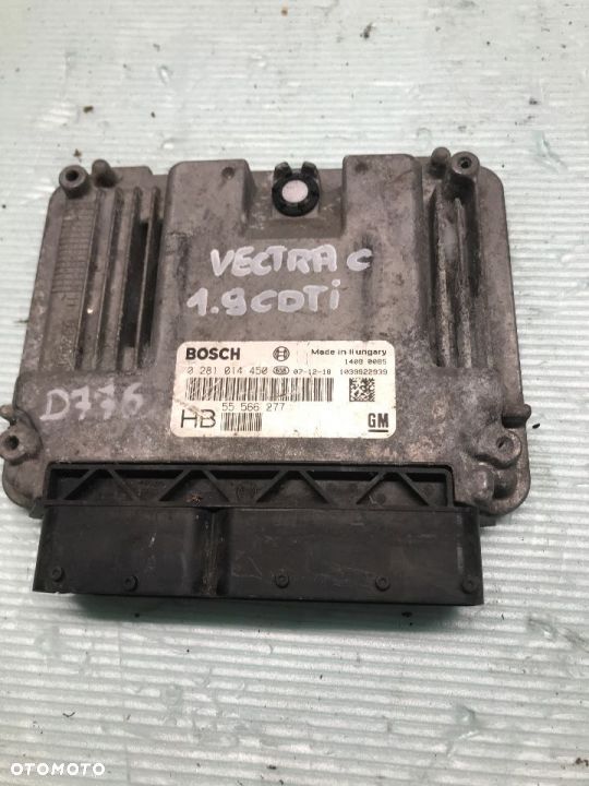 Komputer sterownik Opel Vectra C Signum 0281014450 55566277 1.9 CDTI - 2