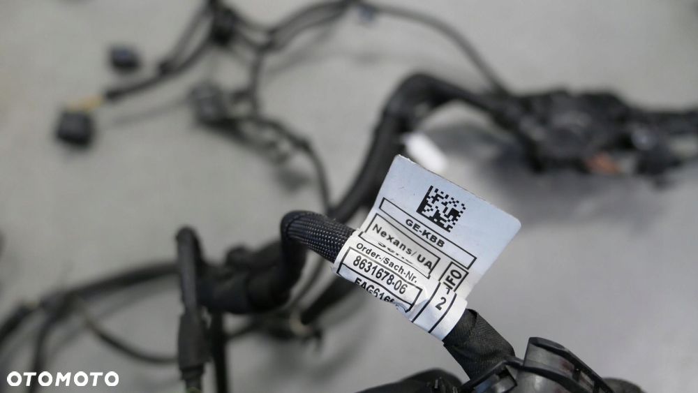 bmw g30 g31 g11 g12 g01 g02 wiązka silnika b58b30a 8631378 - 8