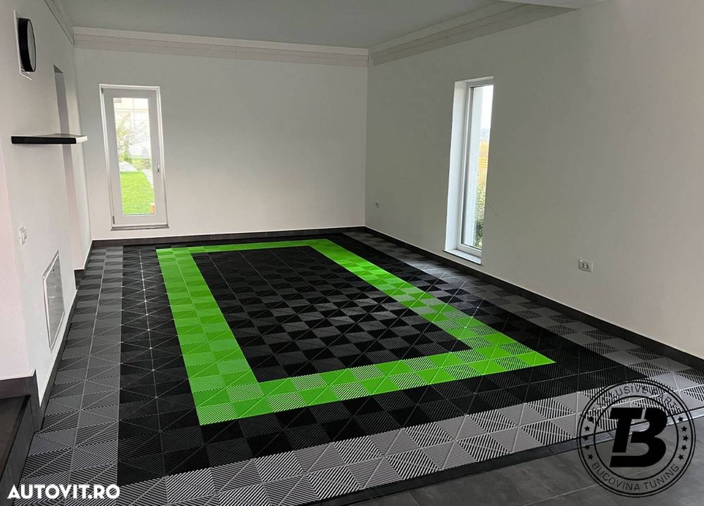 Pardoseala Modulara pentru Garaj si Ateliere Detailing - Verde - 7