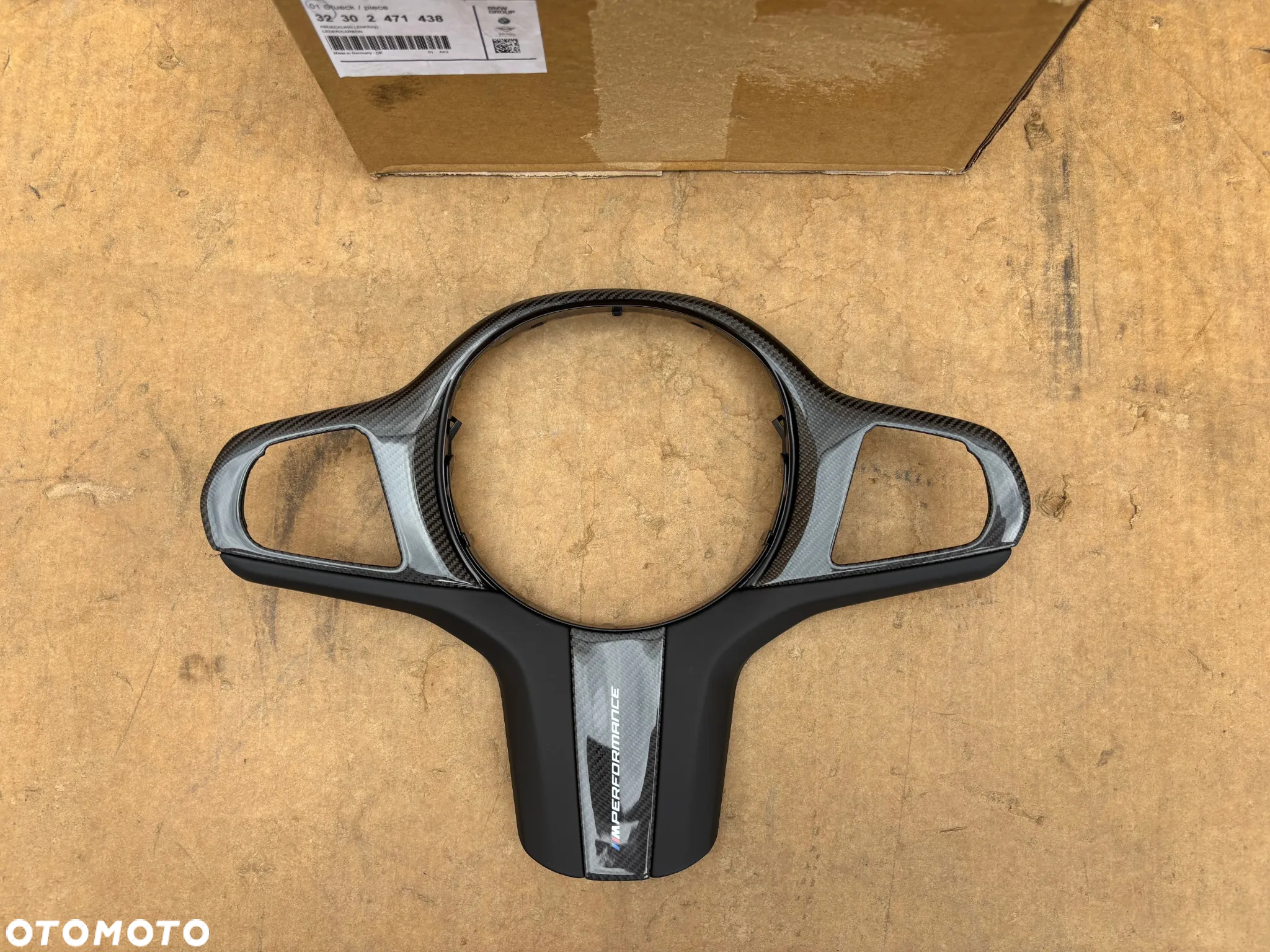 Nowa Oryginalna Osłona Kierownicy Dekor Obudowa BMW Carbon M Performance 2471438 5 G30 G31 F90 F97 F98 X3 G01 X4 G02 X5 G05 X6 G06 X7 G07 8 G16 Karbon - 4
