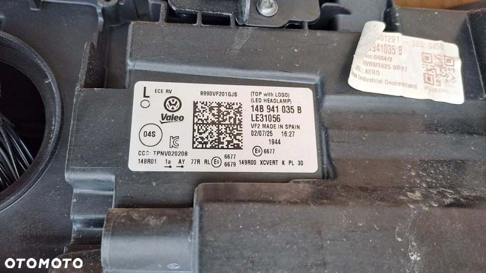 VW ID.7 ID7 LEWA LAMPA FULL LED IQ.LIGHT 14b941035b ŁADNA - 6