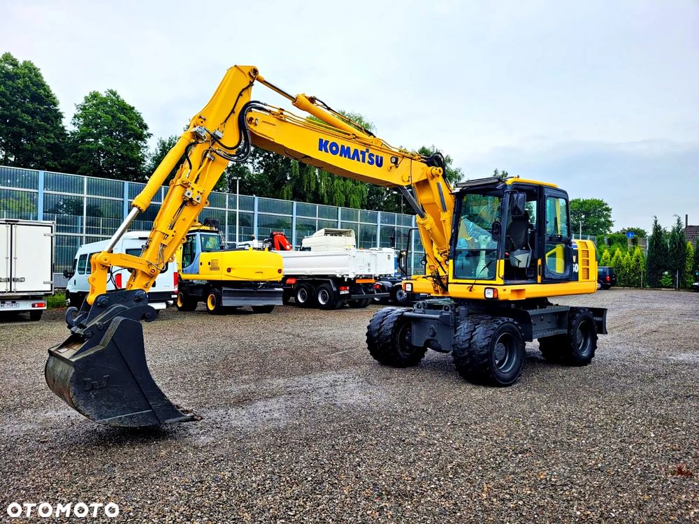 Komatsu PW 160 - 8 Wysięgnik dwuczęściowy, 3 ramiona