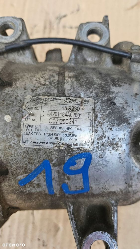 sprężarka kompresor klimatyzacji 898083 9230 isuzu d max nr 19 - 3