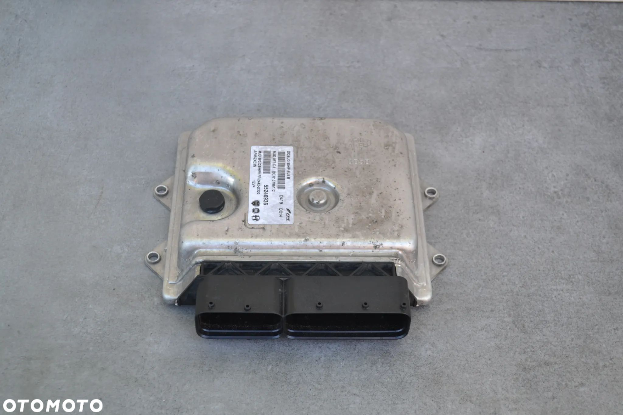 FIAT DOBLO II OPEL COMBO D 1,3 M-JET CDTI KOMPUTER STEROWNIK SILNIKA 55246936 MJD8F3 - 1