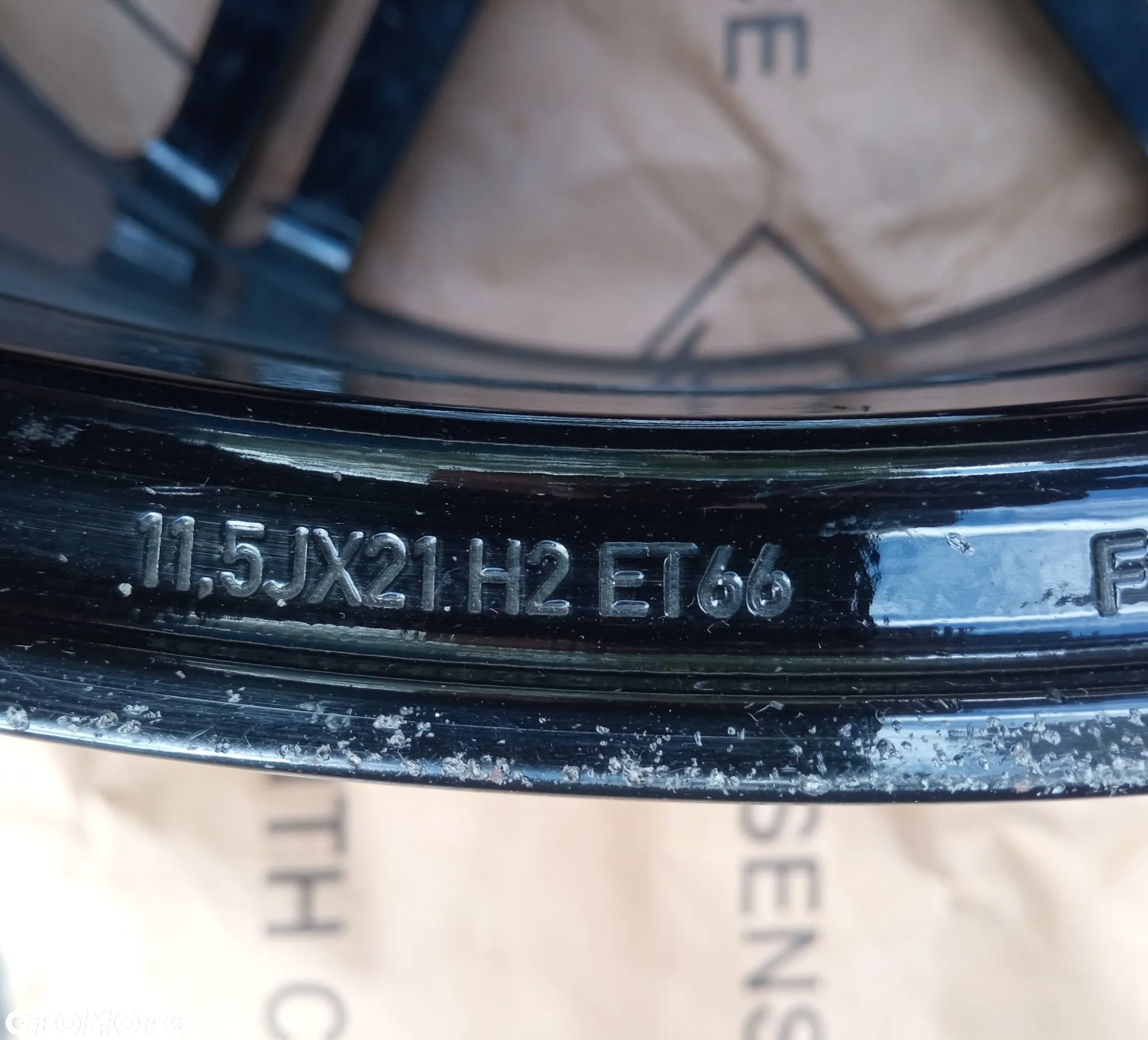 FELGA 21 PORSCHE TAYCAN 9J1 11,5x21 ET66 5x130 9J1601025AB TYLNA ORYGINAŁ - 4