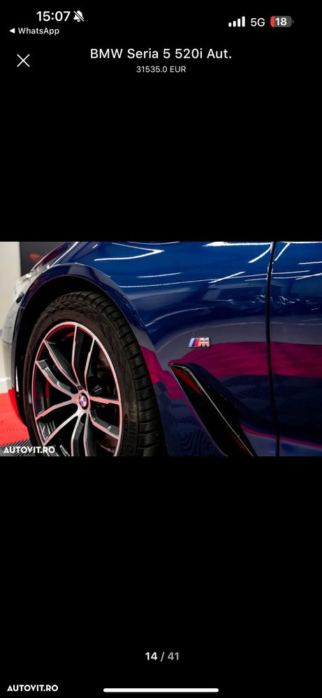 BMW Seria 5 520e AT PHEV - 14